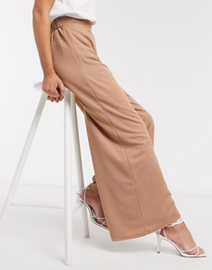 Широкие брюки от комплекта River Island-Светло-коричневый