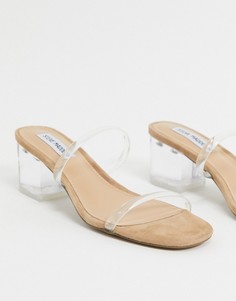 Босоножки на каблуке Steve Madden-Очистить