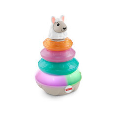 Музыкальная пирамидка Fisher-Price Светящаяся лама Mattel