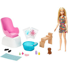 Набор игровой для маникюра и педикюра куклы Barbie Мода GHN07 Mattel