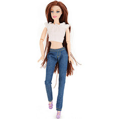 Шарнирная кукла Qian Jia Toys Прогулка с любимчиком, 28 см