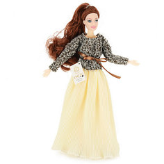 Шарнирная кукла Qian Jia Toys Осенняя романтика: прогулка с щеночком, 28 см