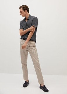 Струящаяся рубашка slim fit с принтом - Town Mango