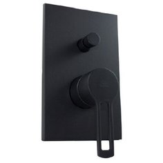 Смеситель для душа Paffoni Ringo RIN019 color/M однорычажный встраиваемый черный матовый