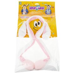 Ободок 1 TOY Хлоп-Ушки Единорог (Т17628), белый