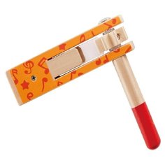 Hape трещотка E0611 оранжевый