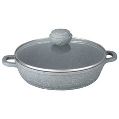 Сотейник Bekker Silver Marble BK-3803 32 см с крышкой