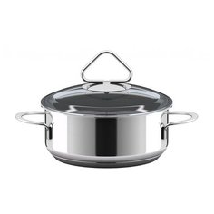 Кастрюля ВСМПО-Посуда Гурман-Стекло 220310 1 л, серебристый