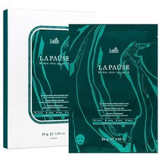 Lador увлажняющая тканевая маска La-Pause Hydra Skin Spa с морским коллагеном и кипарисовой водой, 25 г, 5 шт. Lador