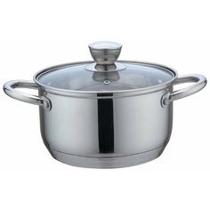 Кастрюля Bekker De Luxe BK-1752 3,6 л, серебристый