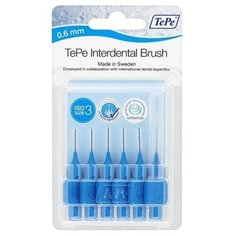 Зубной ершик TePe Original 3, blue, 6 шт.