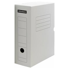 OfficeSpace Короб архивный с клапаном 320х250х100 мм, микрогофрокартон белый