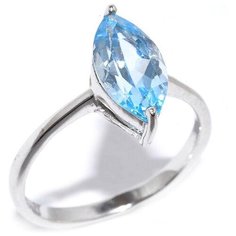 Silver WINGS Кольцо с топазами из серебра 210036-32-71, размер 17