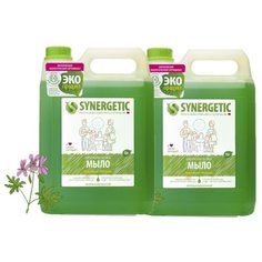 Мыло жидкое Synergetic биоразлагаемое Луговые травы, 2 шт., 5 л
