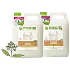Мыло жидкое Synergetic биоразлагаемое Миндальное молочко, 2 шт., 5 л