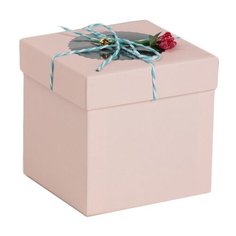Коробка подарочная Yiwu Zhousima Crafts 4342247 11.5 х 11.5 х 11.5 см розовый