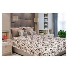 Покрывало AMO LA VITA (ПГП14/1), 200 х 220 см, коричневый/бежевый