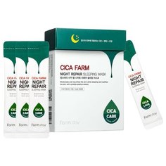 Farmstay Cica Farm Ночная маска с экстрактом азиатской центеллы, 4 мл, 20 шт.