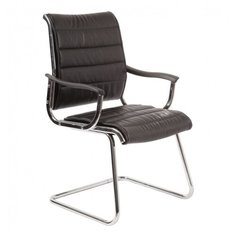 Стул Бюрократ CH-994AV , металл/искусственная кожа, цвет: черный