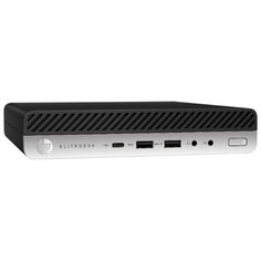 Настольный компьютер HP EliteDesk 800 G5 (7PF65EA) Tiny-Desktop/Intel Core i7-9700T/8 ГБ/256 ГБ SSD/Intel UHD Graphics 630/Windows 10 Pro черный