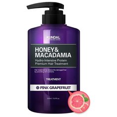 KUNDAL кондиционер Honey & Macadamia Pink Grapefruit, 500 мл