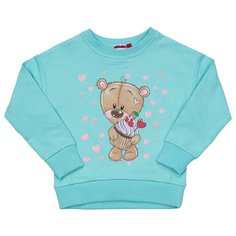 Свитшот M-Bimbo размер 128, бирюзовый