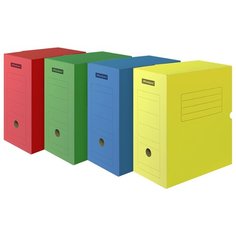 OfficeSpace Короб архивный с клапаном А4, микрогофрокартон, 150 мм (225415) в ассортименте