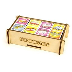 Настольная игра Woodland Домино Машины