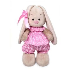 Мягкая игрушка Зайка Ми в комбинезоне с баской 32 см
