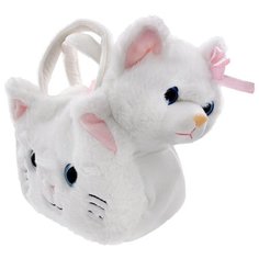 Мягкая игрушка Fluffy Family Котенок сумочке с котенком 18 см