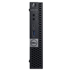 Настольный компьютер DELL Optiplex 7070 Micro (7070-2035) Intel Core i7-9700/8 ГБ/256 ГБ SSD/Intel UHD Graphics 630/Linux черный