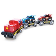 Hape Поездной состав "Транспортер гоночной машины", E3735