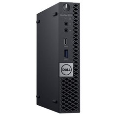 Настольный компьютер DELL Optiplex 5070 Micro (5070-4838) Micro-Tower/Intel Core i5-9500T/8 ГБ/256 ГБ SSD/Intel UHD Graphics 630/Windows 10 Pro черный