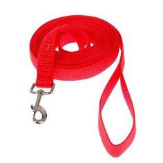 Поводок для собак Пижон 1290926-1513543 красный 5 м 25 мм