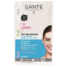 Sante Naturkosmetik Зональная маска 3 in1 Multimasking, 9 мл