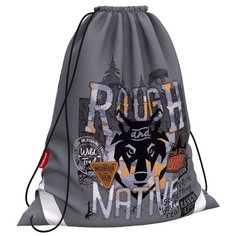 ErichKrause Мешок для обуви Rough Native (48585) серый/черный/оранжевый