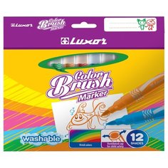 Luxor Набор фломастеров "Color Brush", 12 шт. (6106/12 Box)