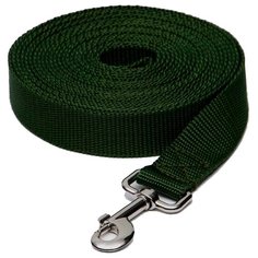 Поводок для собак Пижон 1290926-1513543 зеленый 5 м 25 мм