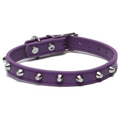 Ошейник Пижон из морозостойкого мягкого пластика (1716379 ), 38 см фиолетовый