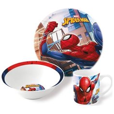Набор для завтрака Коралл Человек паук