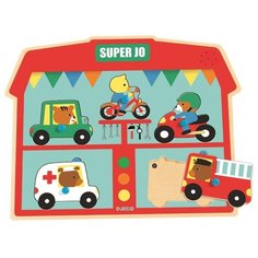 Рамка-вкладыш DJECO Супер Джо (01709), 5 дет.