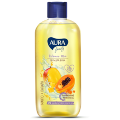 Гель для душа Aura Манго и папайя, 400 мл