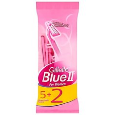 Gillette BLUE II Бритвенный станок упаковка из 7 шт