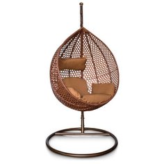 Подвесное кресло Kvimol с малой корзиной КМ-0002, коричневый
