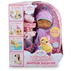 Кукла Zapf Creation Baby Born Surprise Розовая ванна, 25 см, 917189