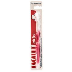Зубная щетка Lacalut Aktiv Soft, красный