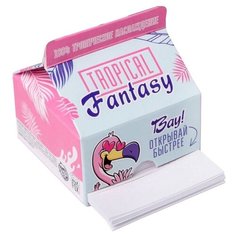 ArtFox бумага для записей в коробке Tropical Paradise 150 л. (4613140) белый/розовый