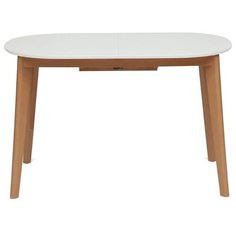 Стол кухонный TetChair Bosco, раскладной, ДхШ: 120 х 80 см, длина в разложенном виде: 150 см, белый/бук