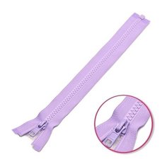 YKK Молния тракторная разъемная 4335956/65, 65 см, пастельно сиреневый/пастельно сиреневый