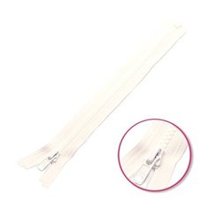 YKK Молния тракторная разъемная 4335956/75, 75 см, белый/белый